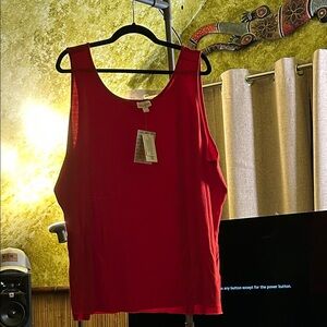 NWT LuLaRoe Red Dixie Tank 3X. From a non smoking/pet friendly home.